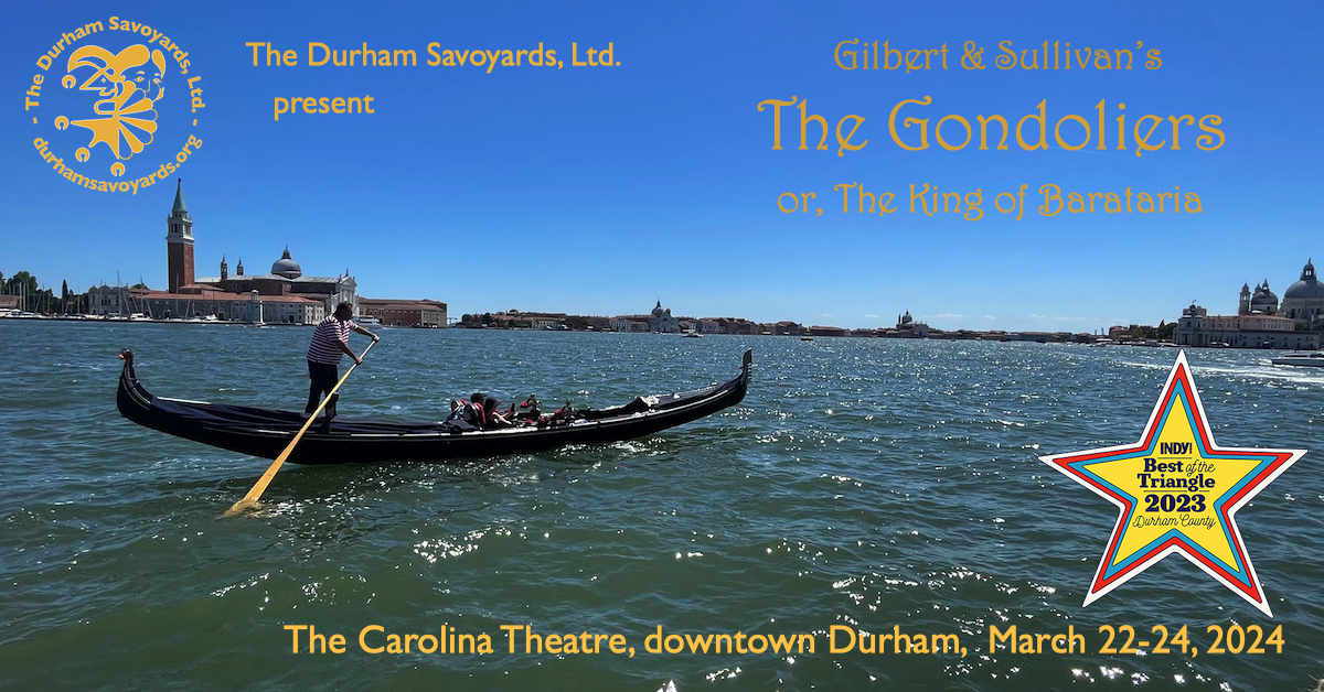 The Gondoliers!